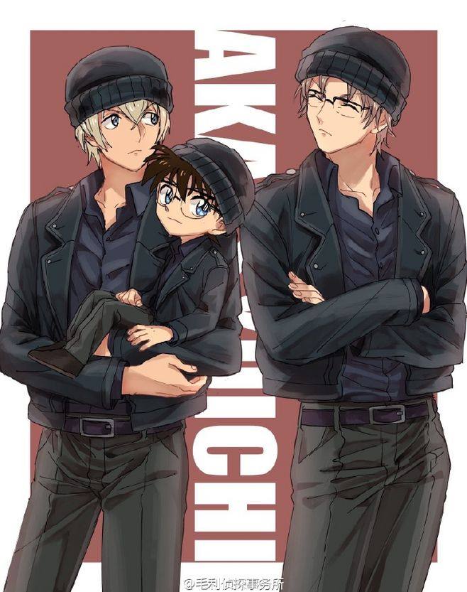 名侦探柯南里的赤井秀一和安室透才是真爱,掰弯直男配一脸