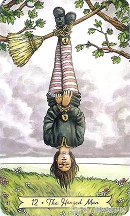 逆位【倒吊人】在财运上,很有可能会有一笔意外之财,让你的小钱包鼓了