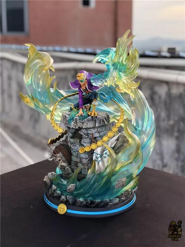 海贼王马尔高最新手办惊艳上市,大翅膀晶莹剔透,艾斯的心灵挚友