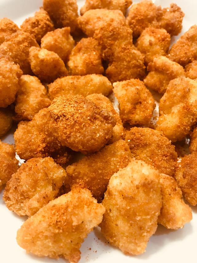 肯德基卖鸡米花,在家里也可以自己做啦,孩子吃根本停不下来!