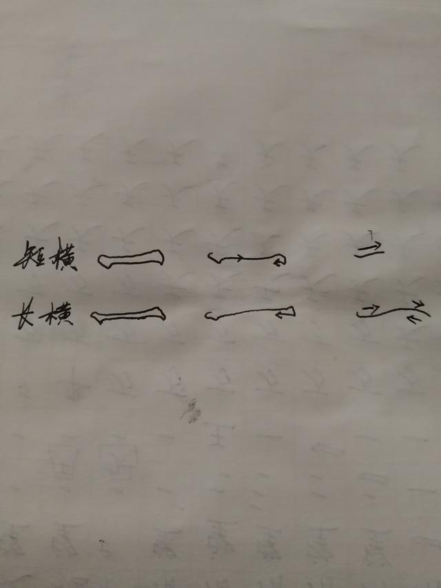 自学硬笔书法基本笔画横|笔画|末端|字体_新浪新闻