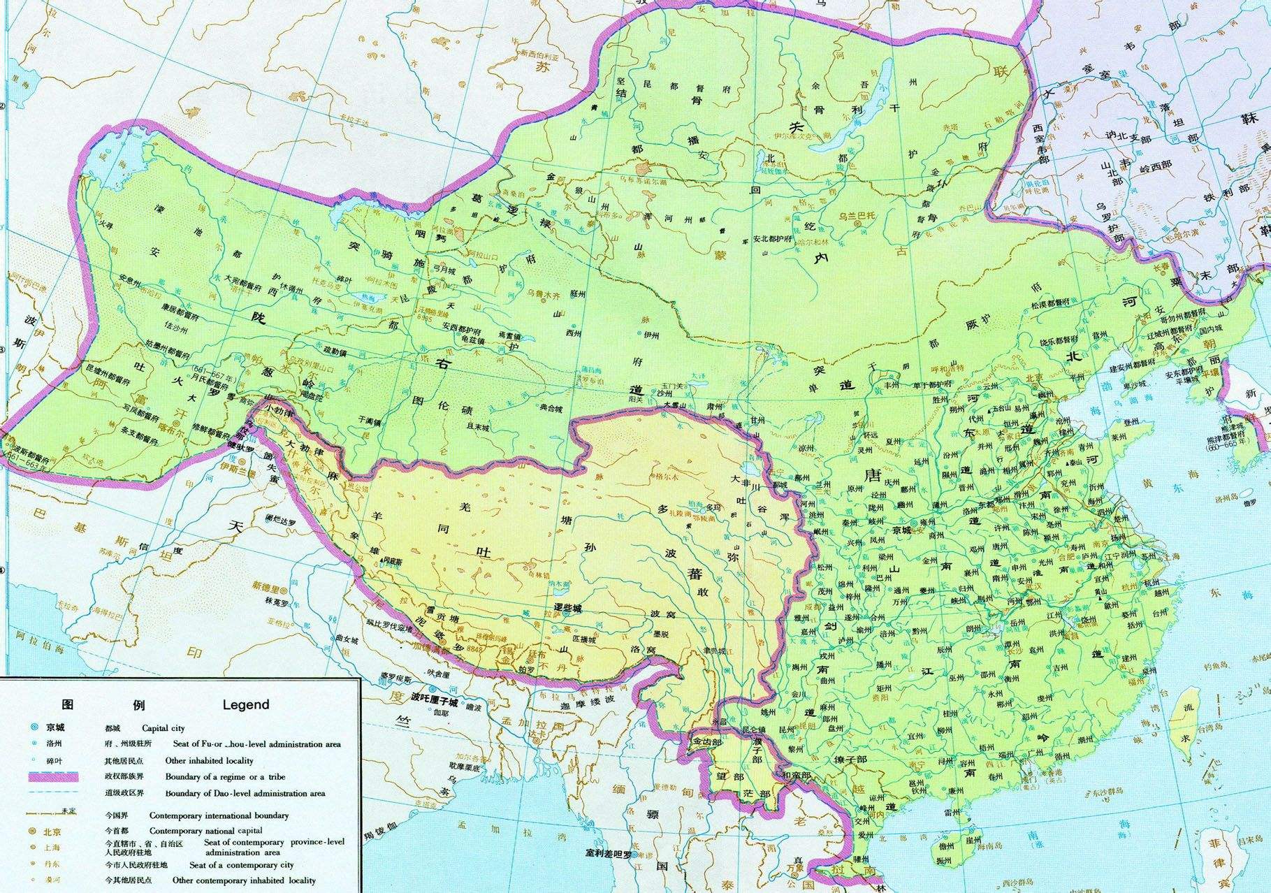 在这种情况之下,唐朝的扩张似乎已经到了极限,因为就古代来说,贝加尔