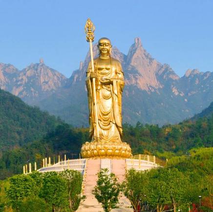 九华山99米地藏王菩萨佛像