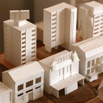 白纸创造了一座"活着"的城市