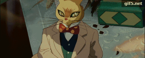猫男爵是宫崎骏电影《侧耳倾听》及《猫的报恩》中的一只陶瓷猫