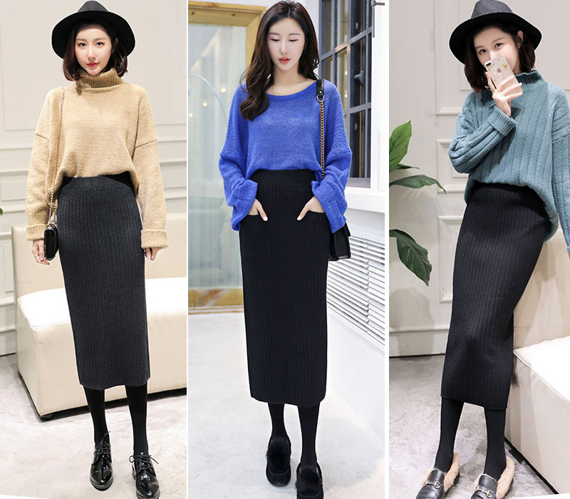 女人冬天穿裙子怕冷?可以试试这5种搭配,兼时尚和保暖显女人味