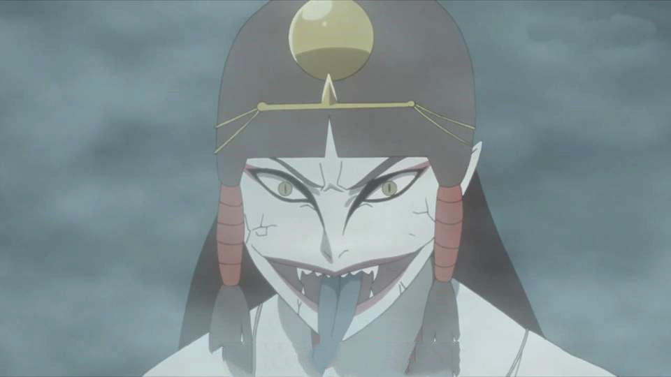 火影博人传77集官方图文情报龙地洞大红蛇美杜莎女王登场