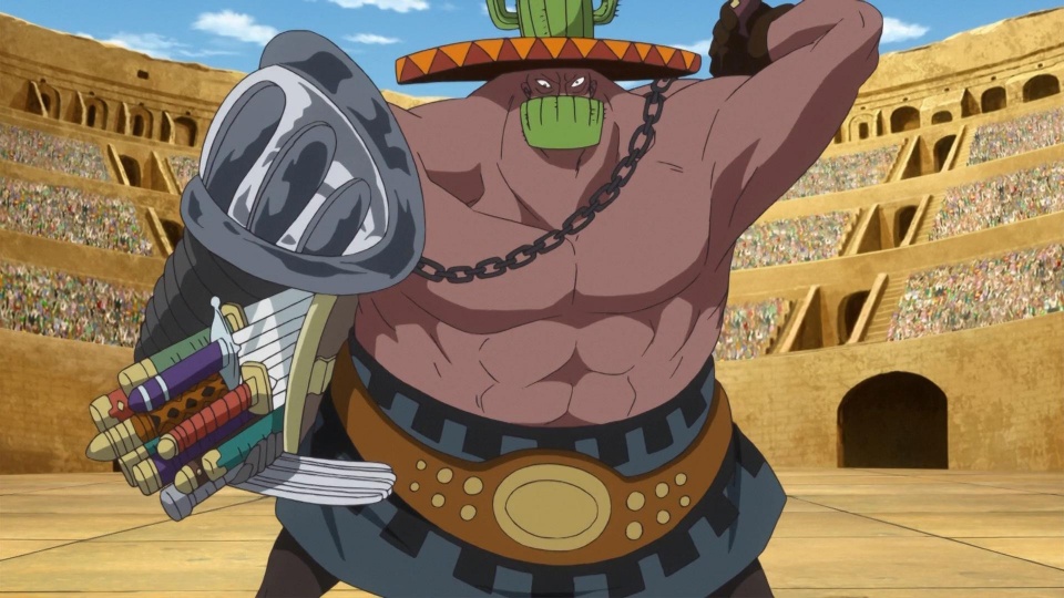 海贼王六位厉害的赏金猎人一人曾重伤索隆最后两人被吹上天