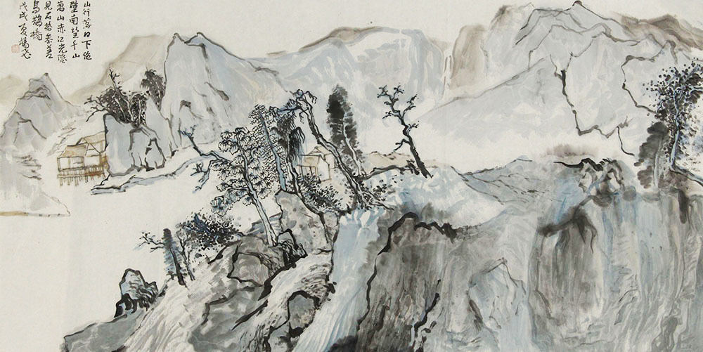 作品赏析:杨飞,现为李可染画院青年画院画家,杭州国画院创作员,博宝艺