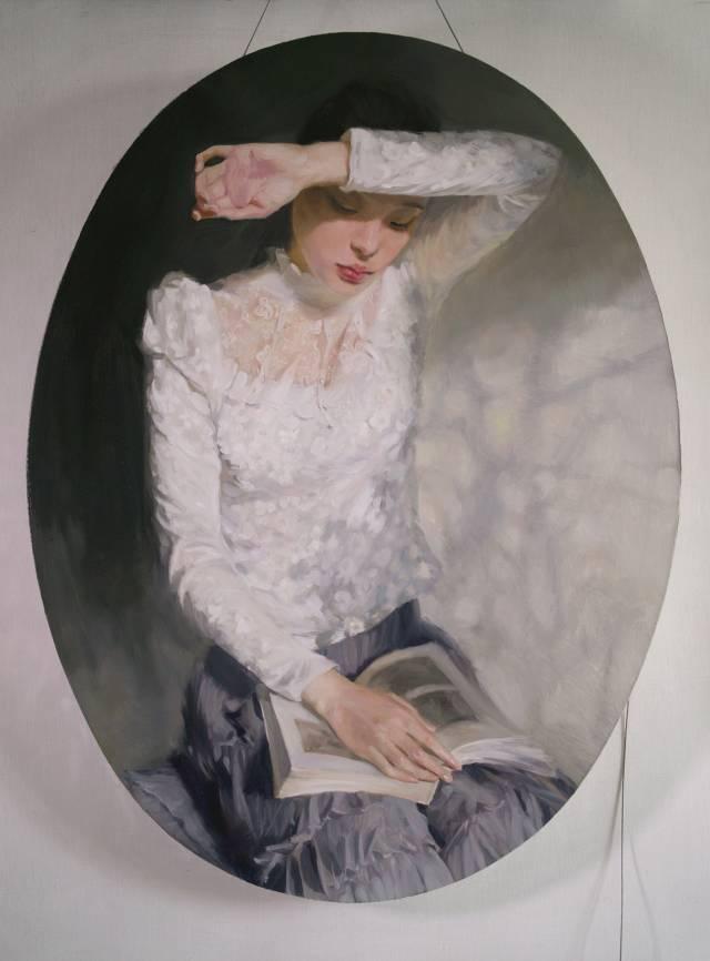 央美美女画家油画中画的全都是绝世美人