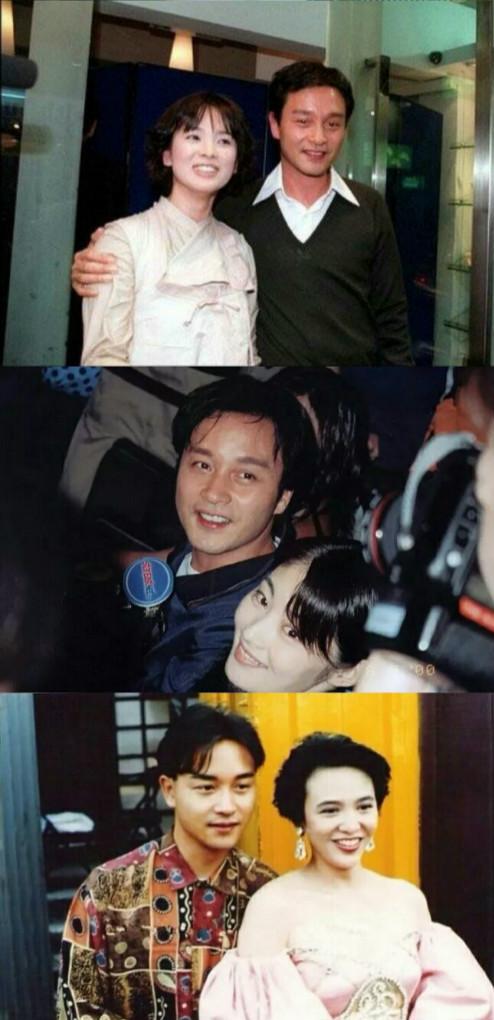 张国荣最全版珍贵合照合集与他一生中最想娶的女人同框时最温柔