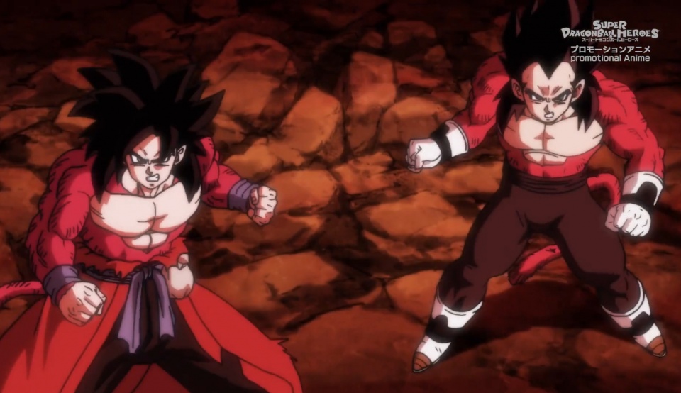 因为其后同样是悟空跟贝吉塔合体的超级赛亚人4的贝吉特,却用相反的