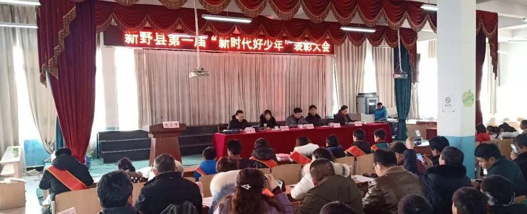 新野县第一届"新时代好少年"表彰大会在汉桑城小学举行