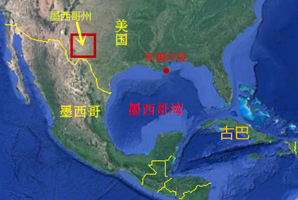 无论是面积还有长度美国都占优的墨西哥湾为啥不叫美国湾