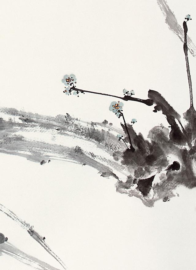 何雷衡 梅花 局部5此文是我勉强而为之,进入突发急症入院医治,至写此