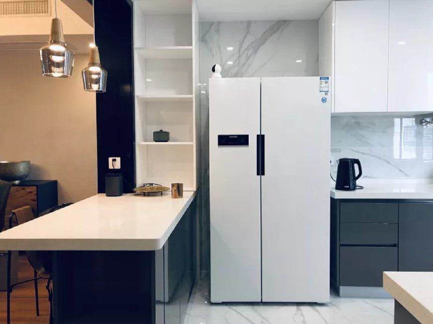 为什么大家都喜欢在厨房装这种冰箱?美观好看省空间,有钱我也弄