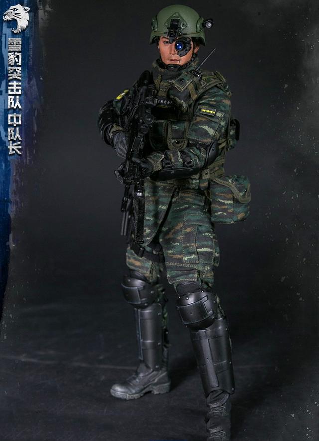 人民武装警察特警雪豹突击队中队长人民生命安全的坚强后盾