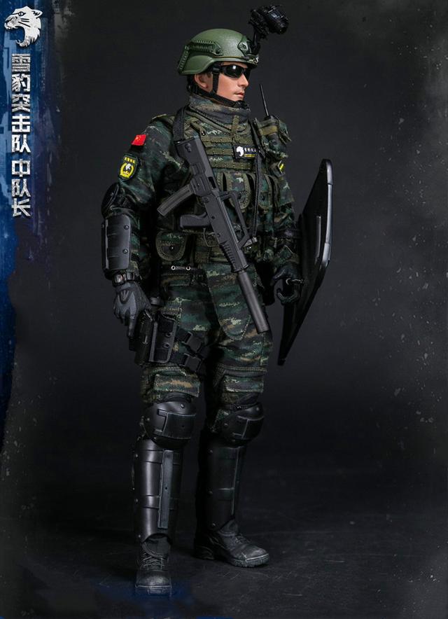 人民武装警察特警雪豹突击队中队长人民生命安全的坚强后盾