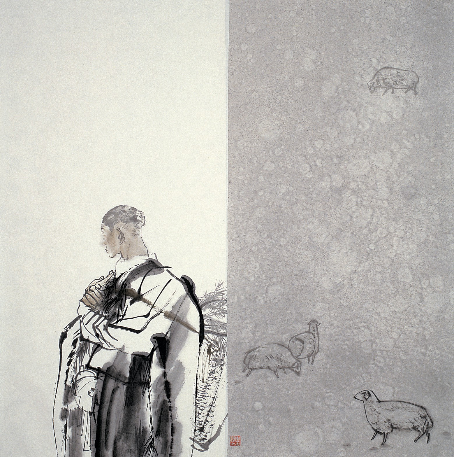 邵大箴:他笔下的人物形神兼备,形式语言很有艺术感染力!