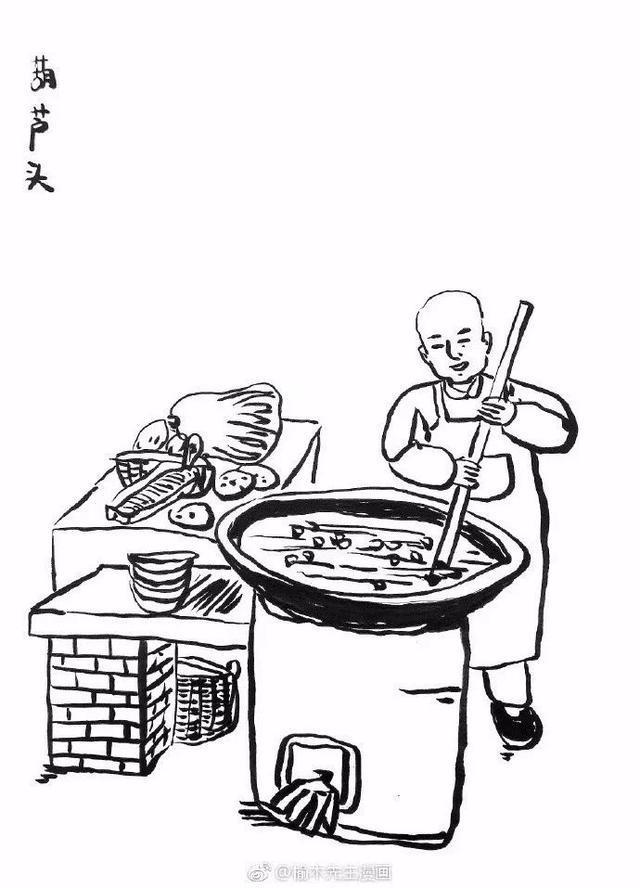 一位外地网友眼中陕西美食简笔画勾勒出老西安市井生活
