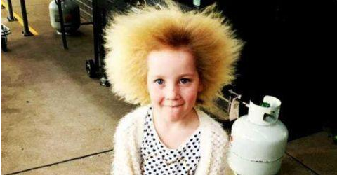 7岁女童患病天生爆炸头 全球仅一百多例|头发|综合征|蓬发_新浪新闻