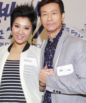 其实我们仔细可以看出,郑欣宜的脸蛋真的很像她的父亲郑少秋的.