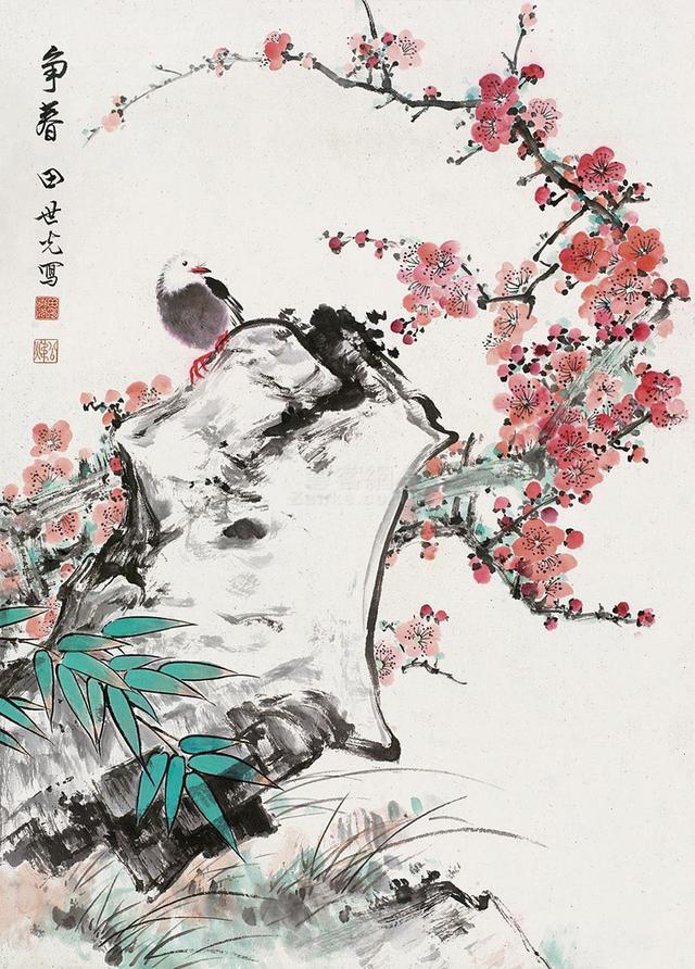 花鸟画大师田世光作品欣赏!赏心悦目!|田世光|花鸟画|工笔_新浪新闻