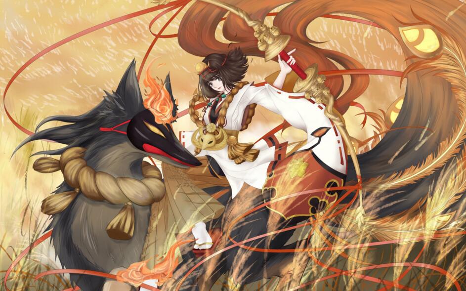 阴阳师御馔津17年概念图曝光,英姿飒爽,这位画师让人想念