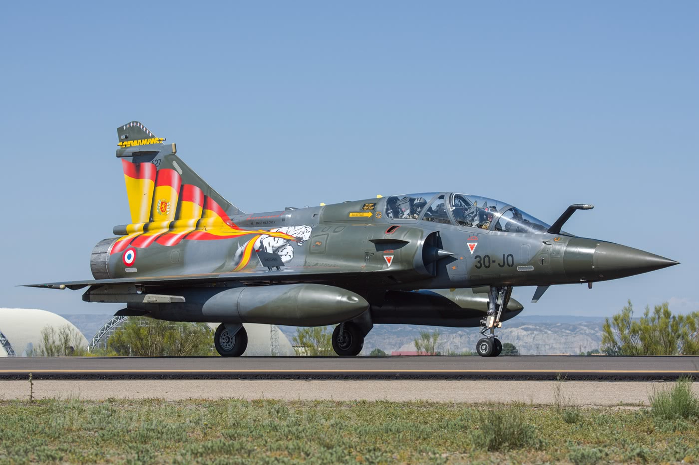 老虎与战斗机完美的结合法国空军幻影战机威风凛凛