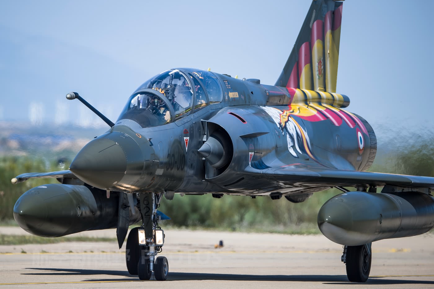 老虎与战斗机完美的结合法国空军幻影战机威风凛凛