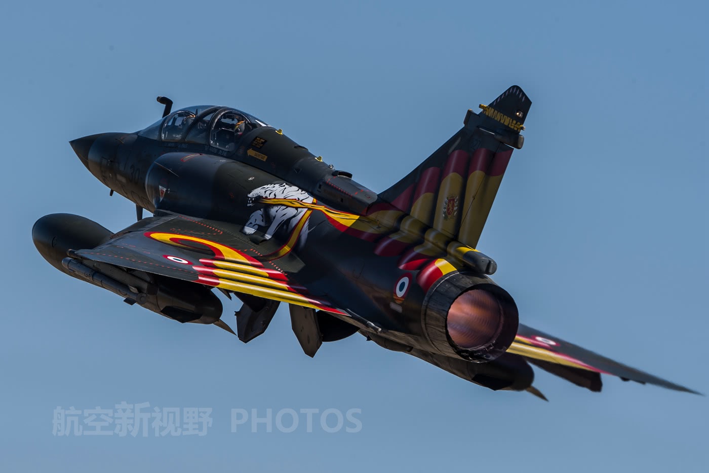 老虎与战斗机完美的结合法国空军幻影战机威风凛凛