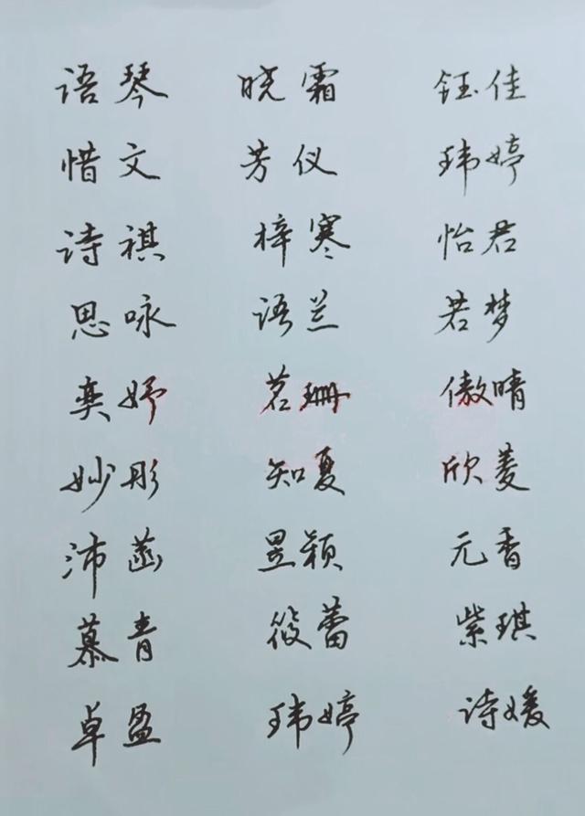 以下59个名字独特稀少朗朗上口好听又好记