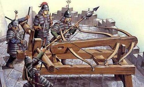 射程达到500米以上就有很多,如战国的连弩车,秦弩,汉代的大黄弩,唐朝