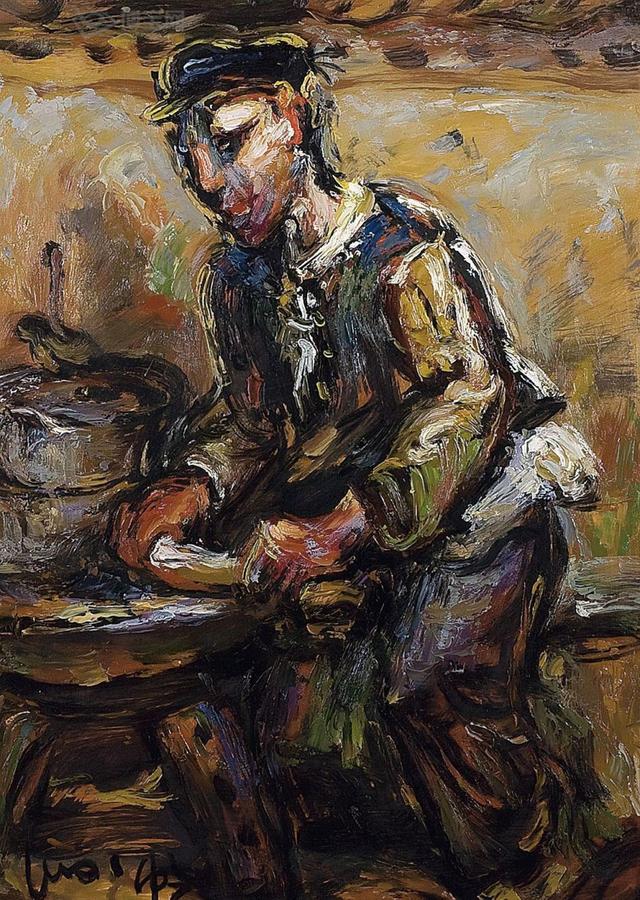 中国油画协会副主席罗中立油画作品欣赏|父亲|罗中立|油画_新浪新闻