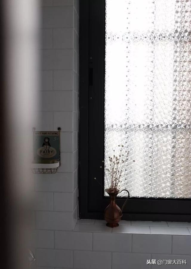 窗上的复古玻璃纹理