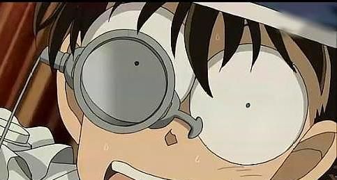 名侦探柯南中的豆豆眼基德大眼萌京极真太可爱了