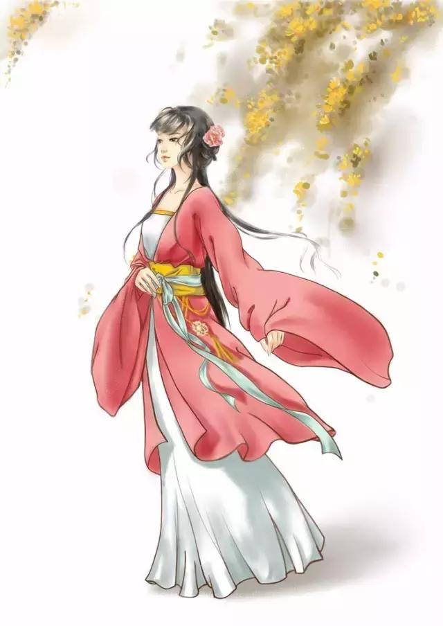 中国古风动漫美女插画