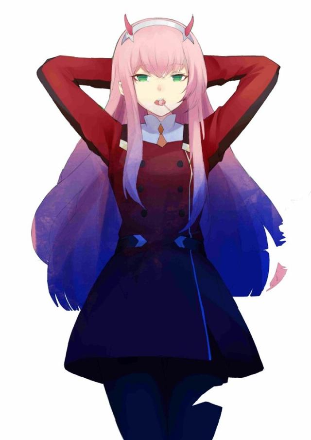 是时候换个新老婆了!动漫粉发小姐姐zero two美出新高度