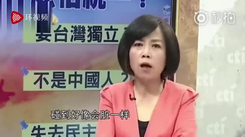 台湾的脏话:黄智贤:在台湾讲到两岸统一 几乎像脏字羞于出口