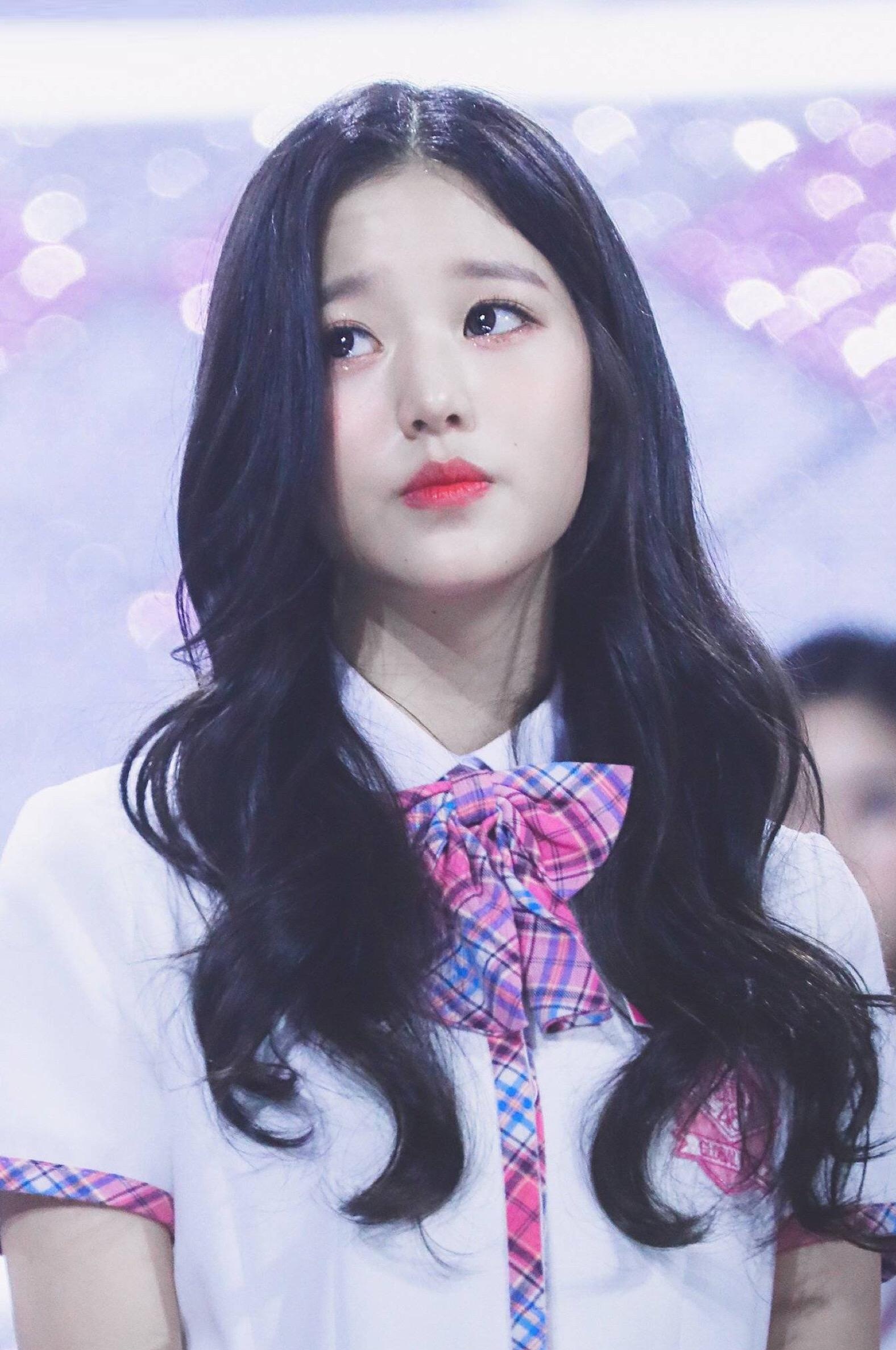 被誉为produce48最漂亮女星张元英,果然名不虚传,她才15岁