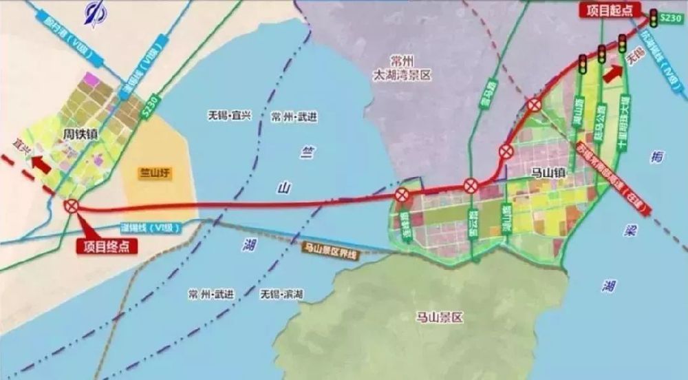 无锡:宜马快速通道今天正式开工建设,预计2022年建成通车!