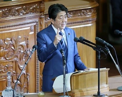 访华前一天安倍国会演说誓言修宪 手机新浪网