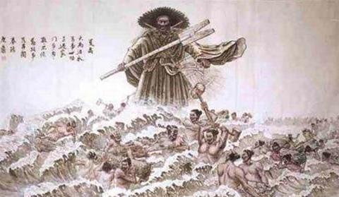 面对神话中的洪水灾难,为何我们是选择对抗,西方神话选择逃避|大禹|天帝|诺亚|人间|息壤_新浪新闻