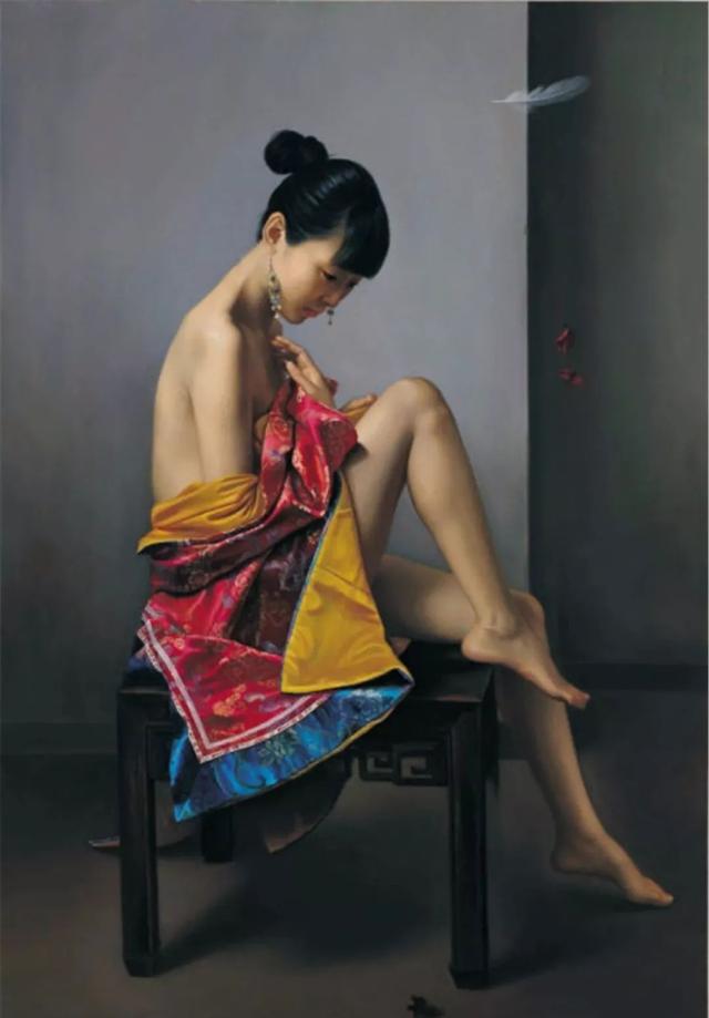 25幅东方油画中的唯美丽人,看看哪位画中人是你梦中女神?