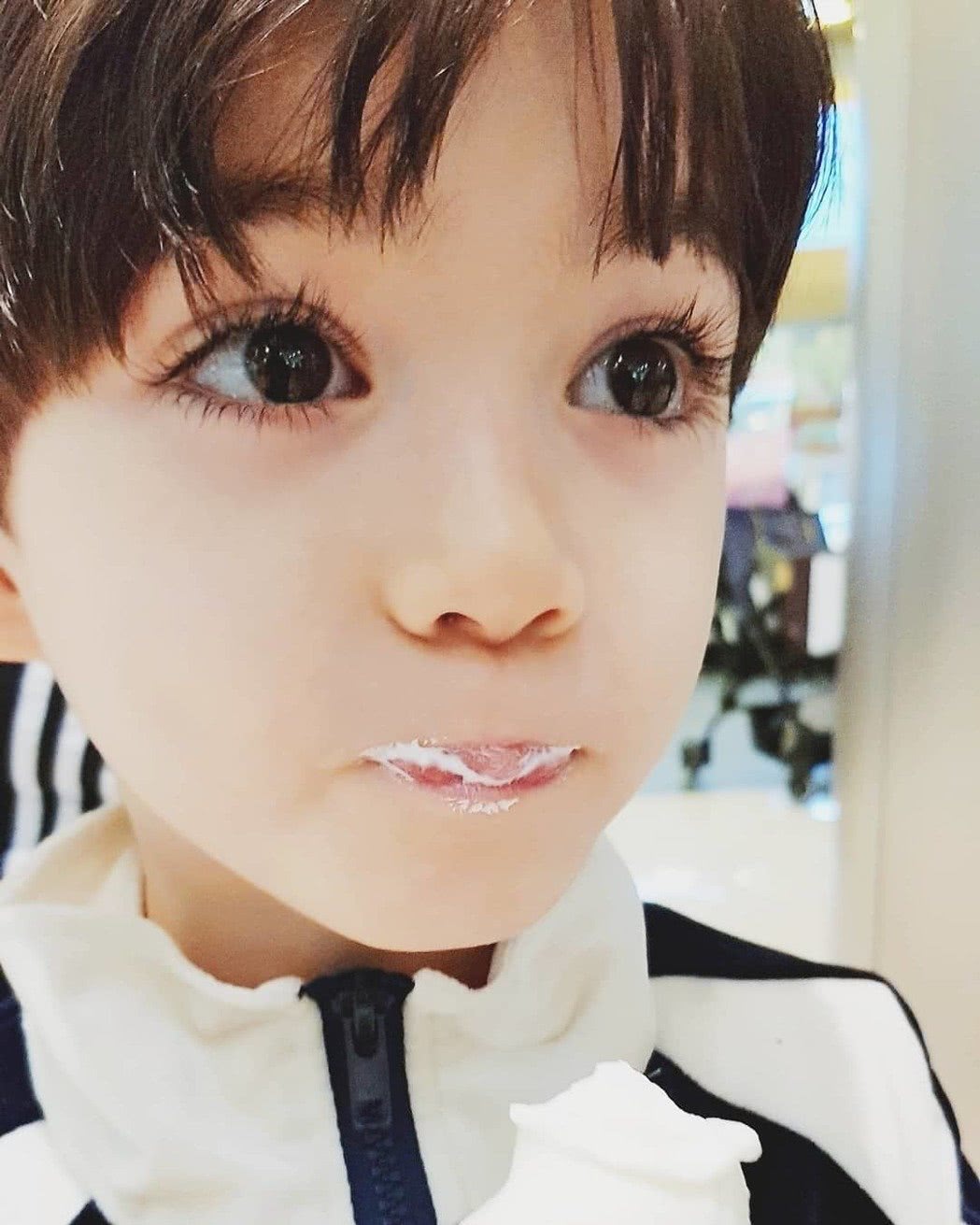 韩混血超帅小男模cooperlunde眼睛里有星辰大海