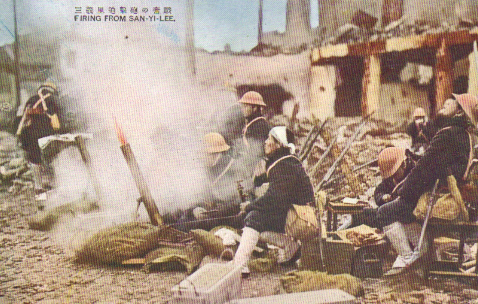 1932年日军入侵淞沪:这些上色彩照展现了恶魔的侵略之路