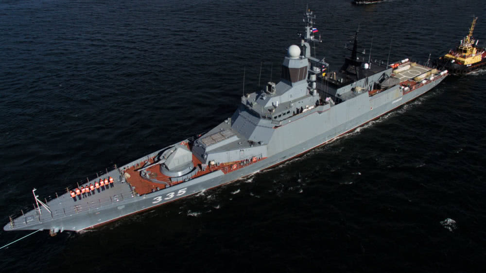 俄太平洋舰队第二艘20380护卫舰即将服役 工期长达6年