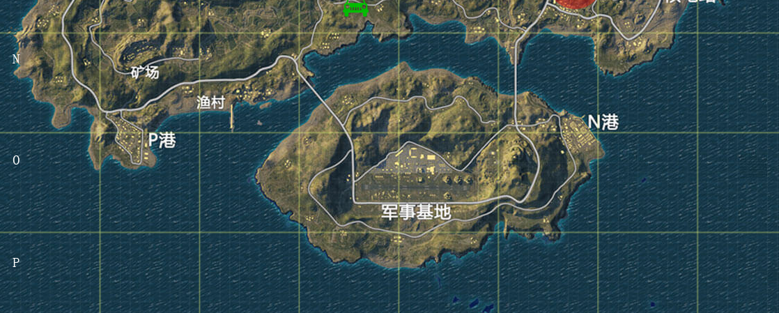 海岛地图是第一张上线的,玩家们大多清楚军事基地物资多,一百人里面