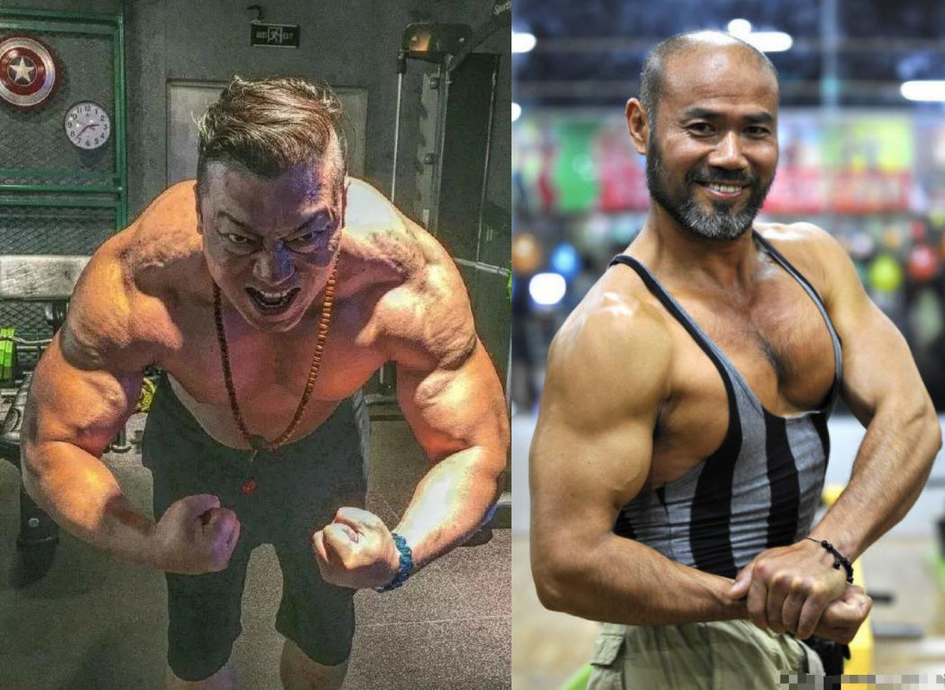 相比好莱坞,国内电影明星并不缺乏肌肉男,其中还有健美冠军!