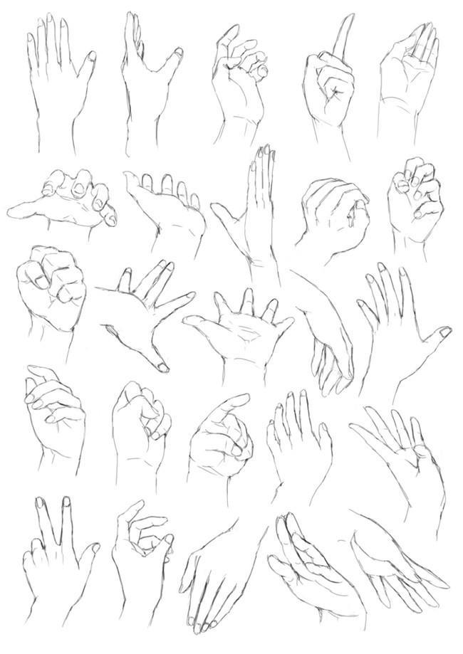 【经验】怎么画人物的手?